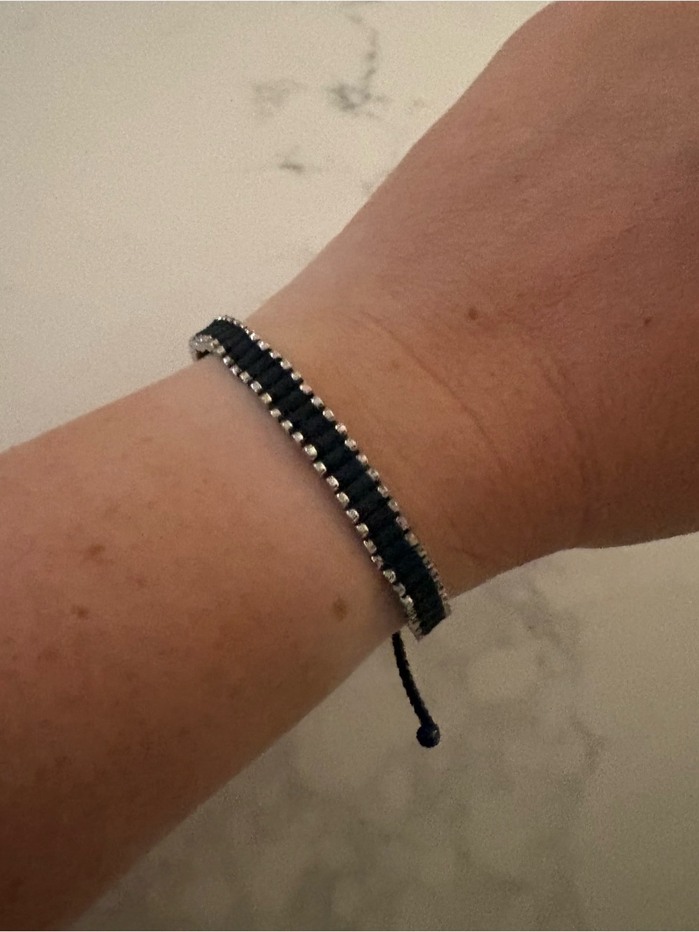 Elegant Black Links of London Frienship Bracelet